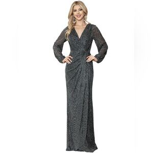 Maniju Luxe Gown Charcoal /
M